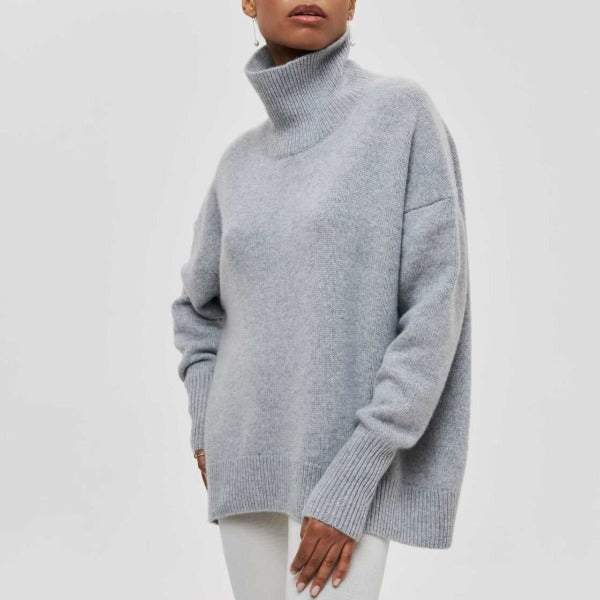 Katrielle | Sweter z wysokim kołnierzem
