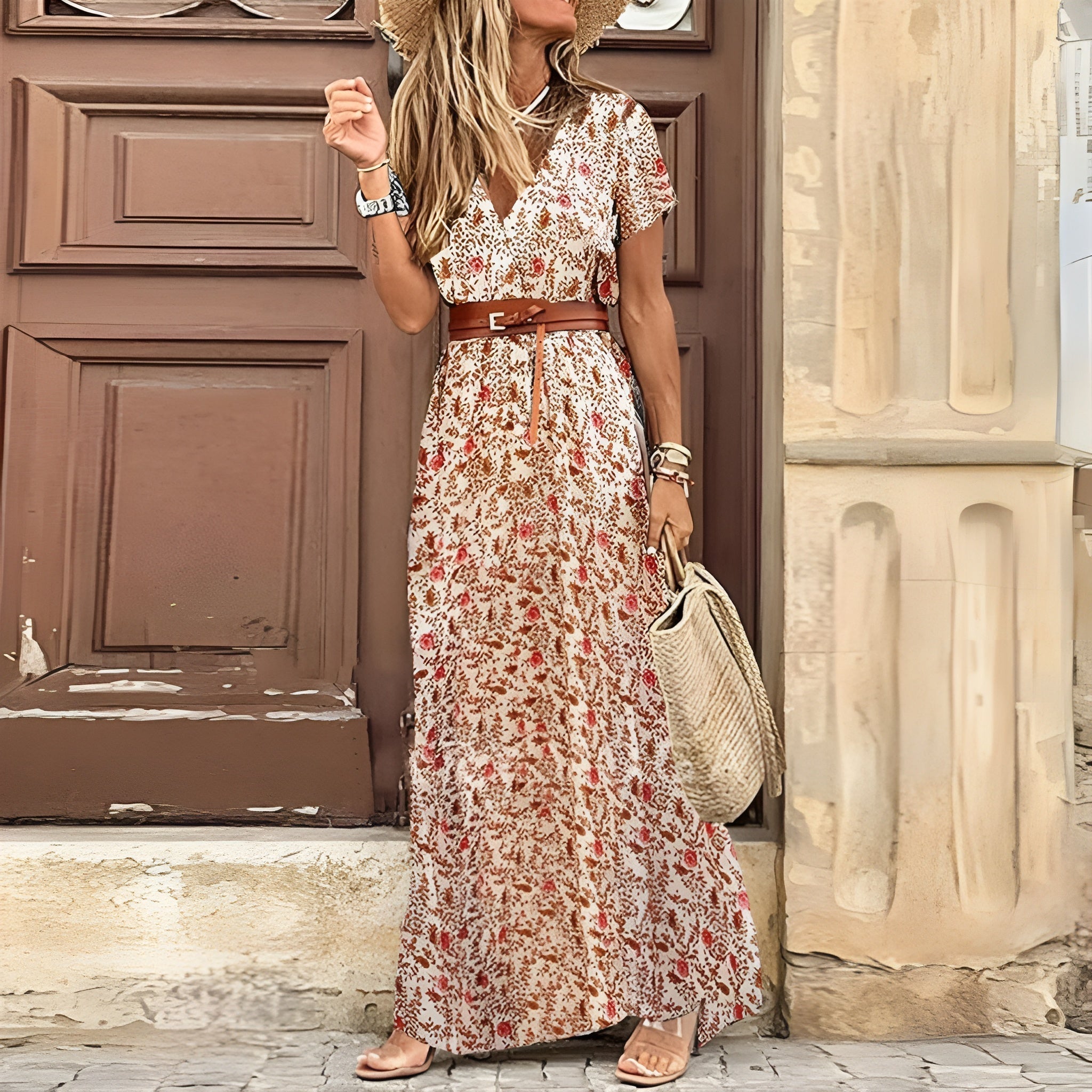 Jolena™ | Elegancka boho długa sukienka
