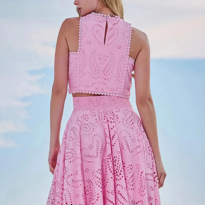 Radosia – Dwuczęściowy letni zestaw z haftem