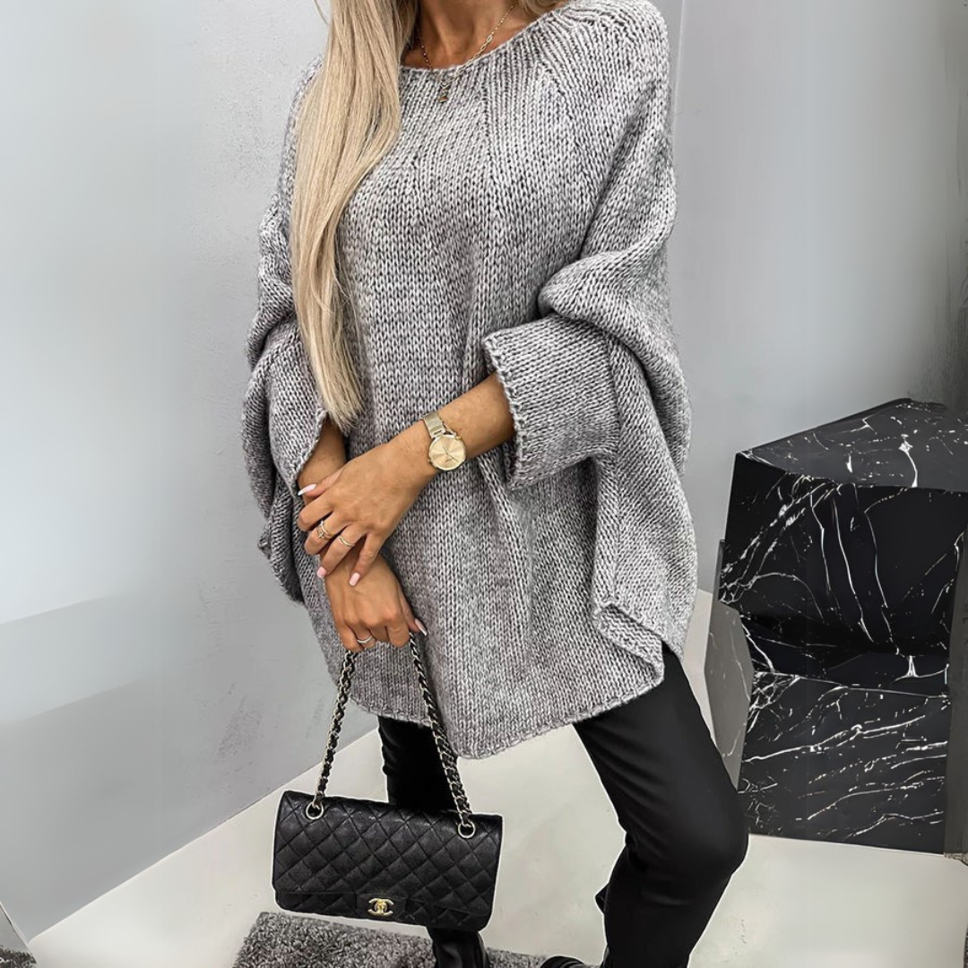 Isabelle | Stylowy sweter damski z okrągłym dekoltem
