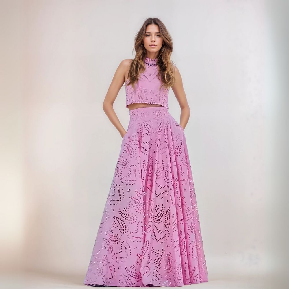 Radosia – Dwuczęściowy letni zestaw z haftem