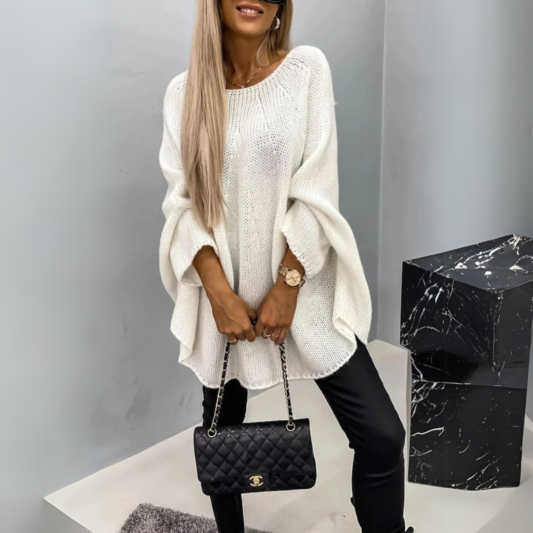 Isabelle | Stylowy sweter damski z okrągłym dekoltem