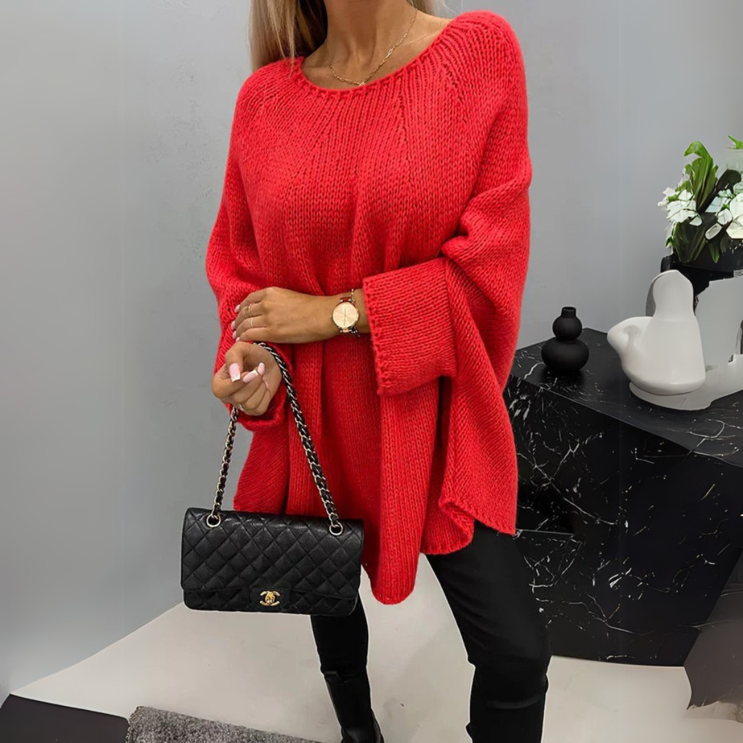 Isabelle | Stylowy sweter damski z okrągłym dekoltem