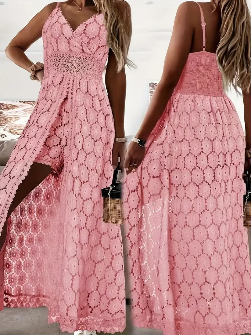 Nerina – Elegancki kombinezon z koronką