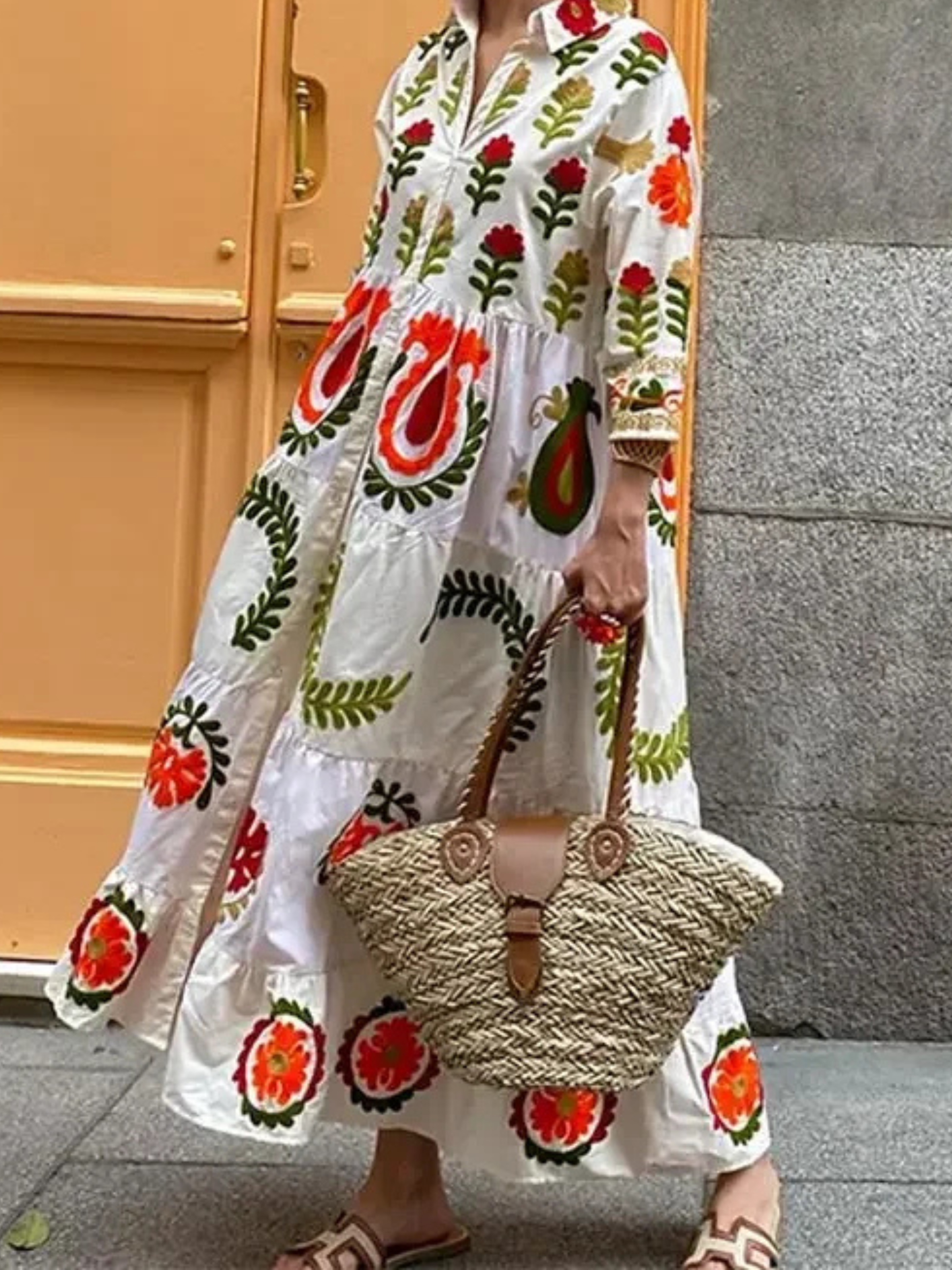 Rozalia™ | Letnia sukienka w patchworku
