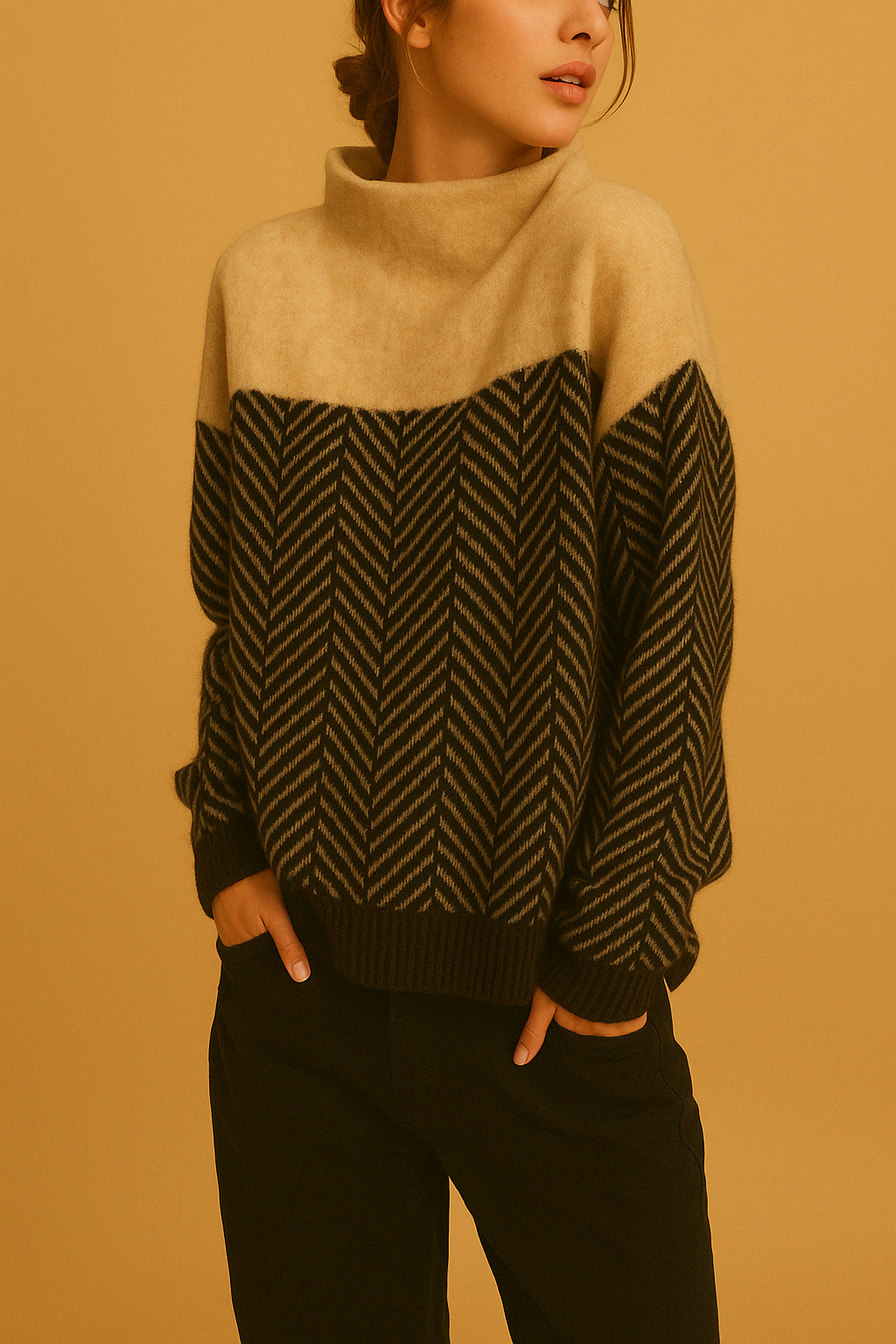 Maeve | Sweter z kaszmiru z golfem