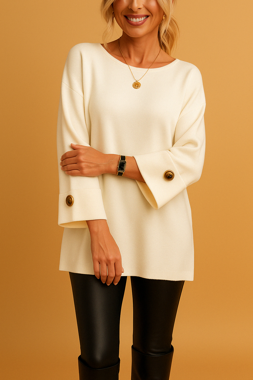 Isabella | Elegancka bluzka dzianinowa