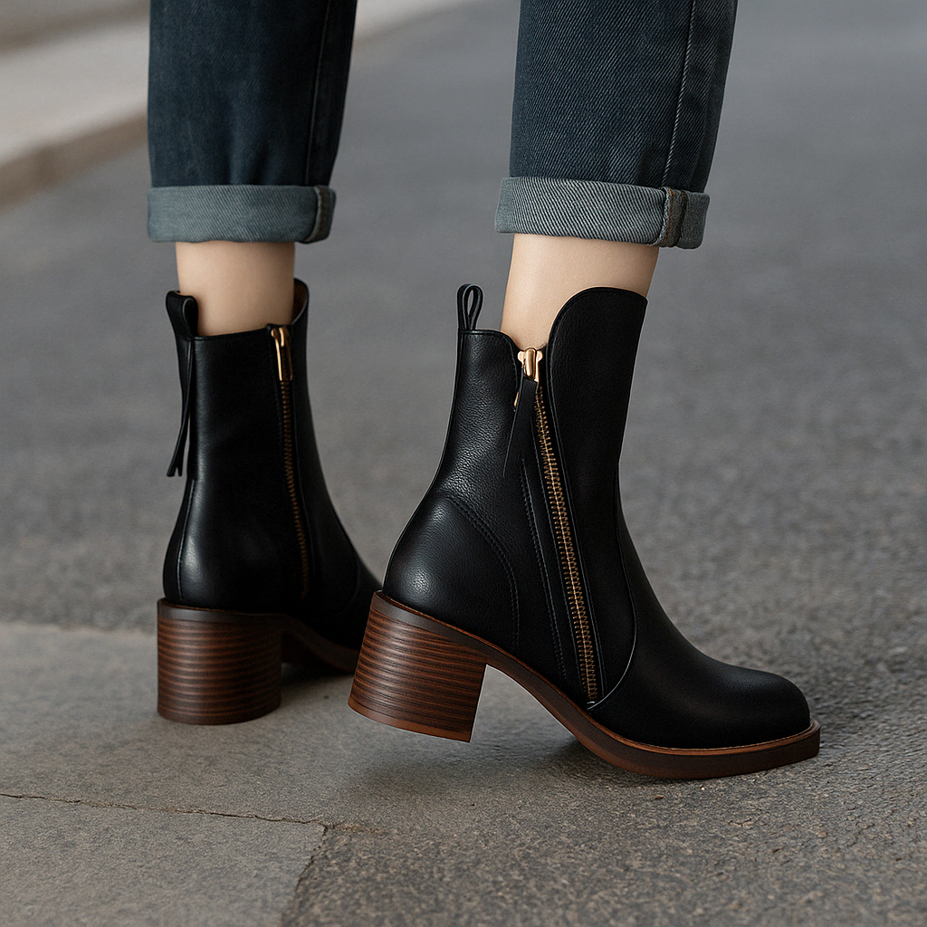 Grazia™ | skórzane botki