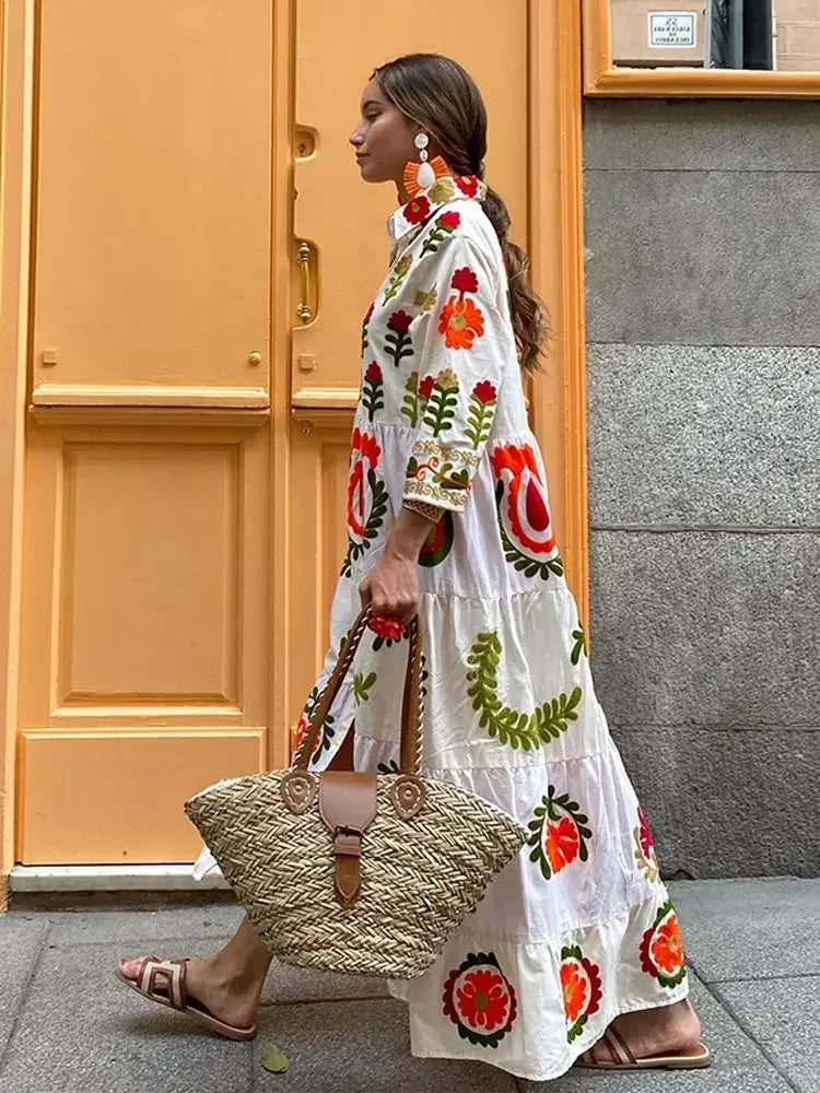 Rozalia™ | Letnia sukienka w patchworku