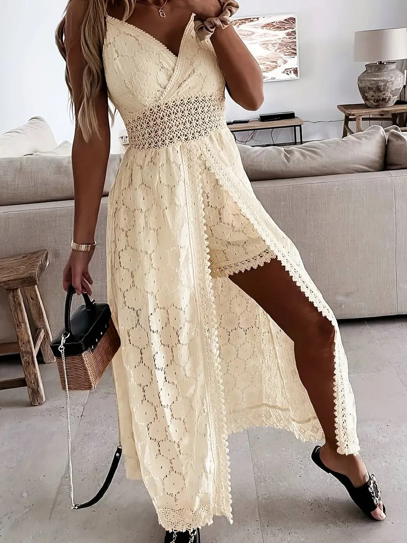 Nerina – Elegancki kombinezon z koronką