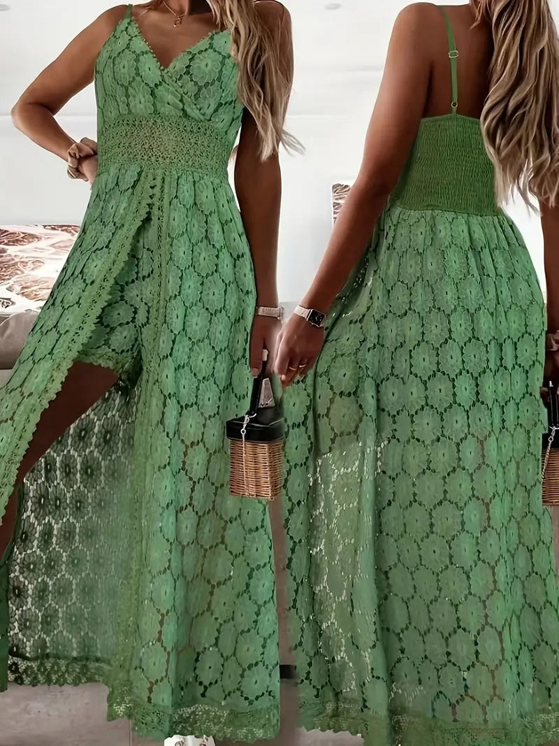 Nerina – Elegancki kombinezon z koronką